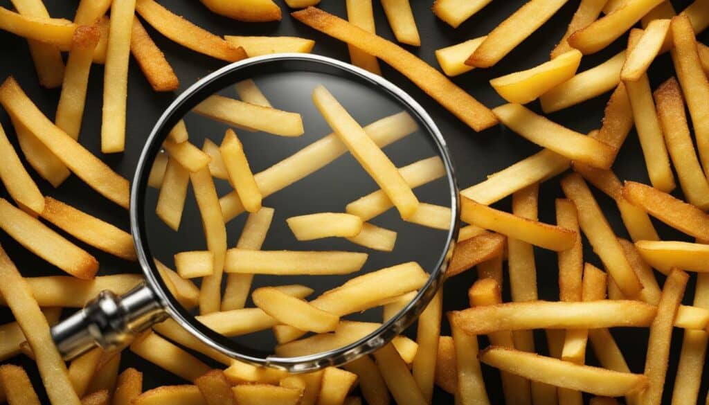 french fries and carbohydrates