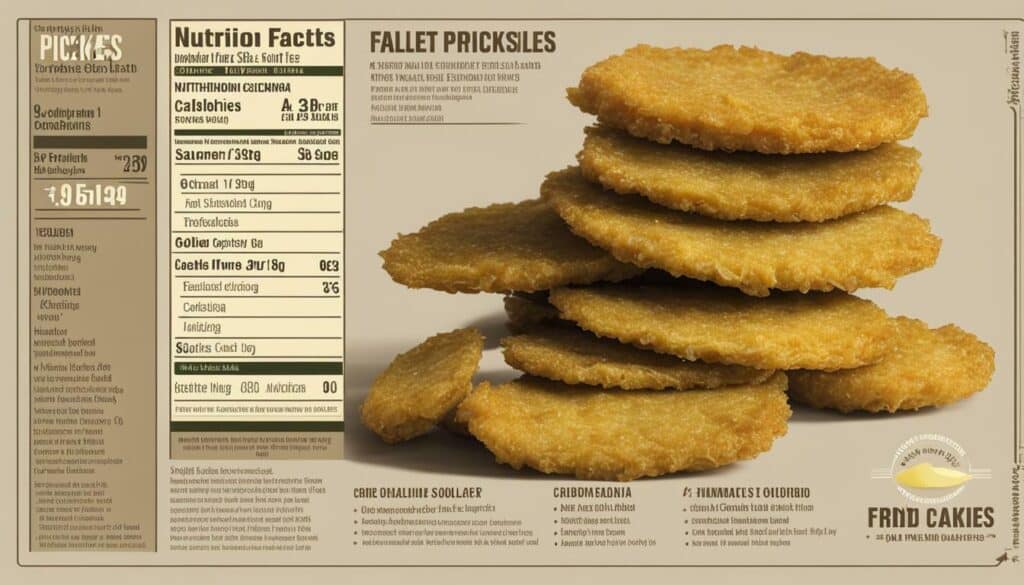 fried pickles nutrition facts