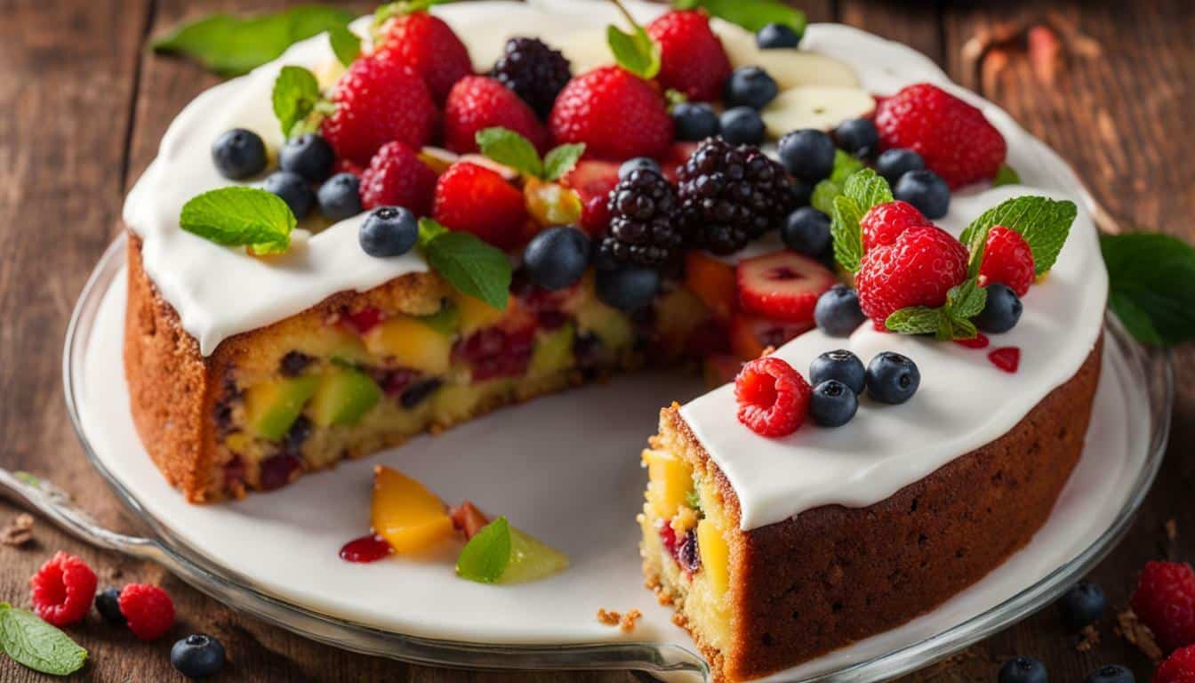 fruit cake calories