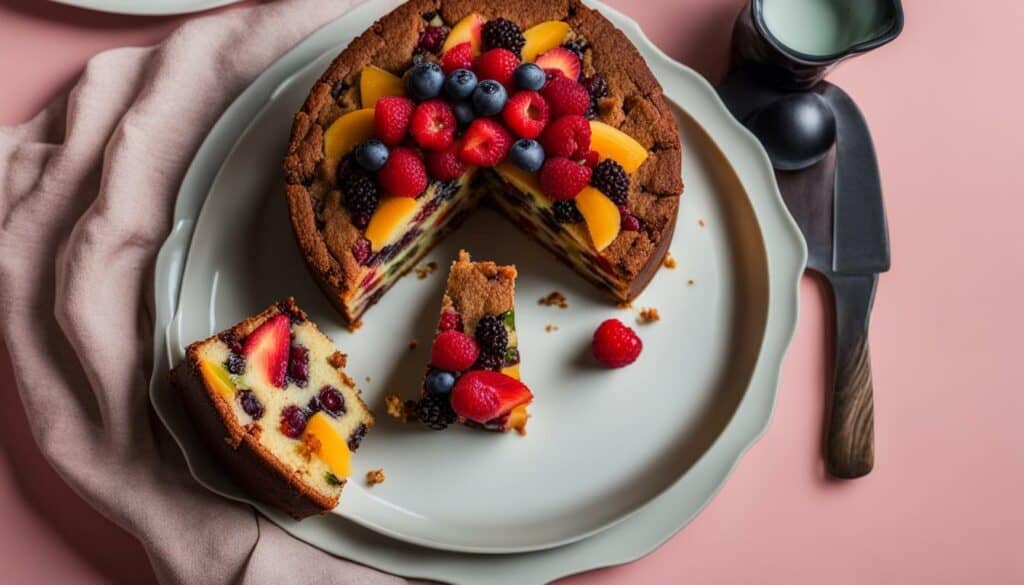 fruit cake portion control