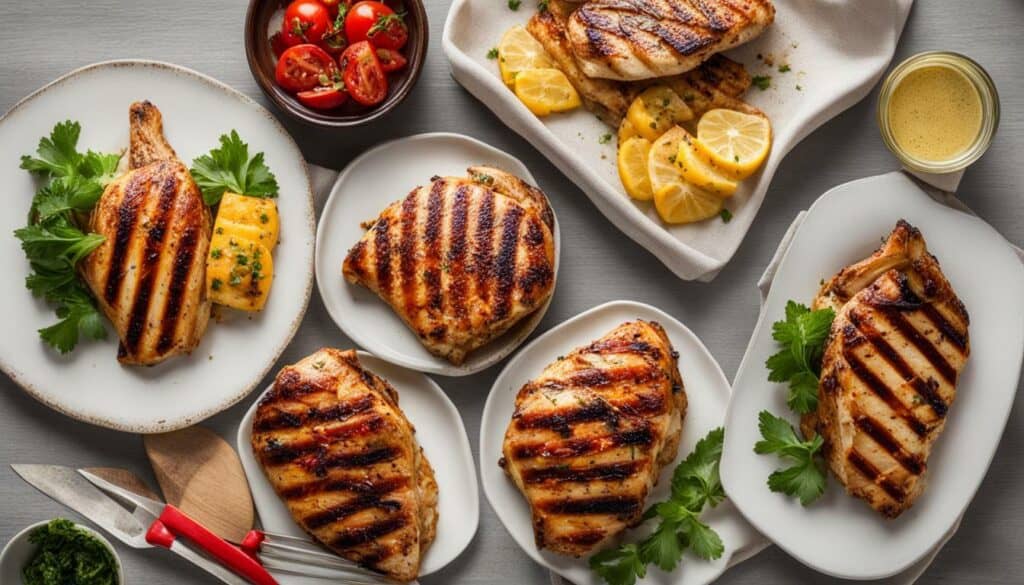 grilled chicken breast serving sizes