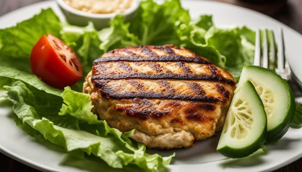 grilled chicken patty