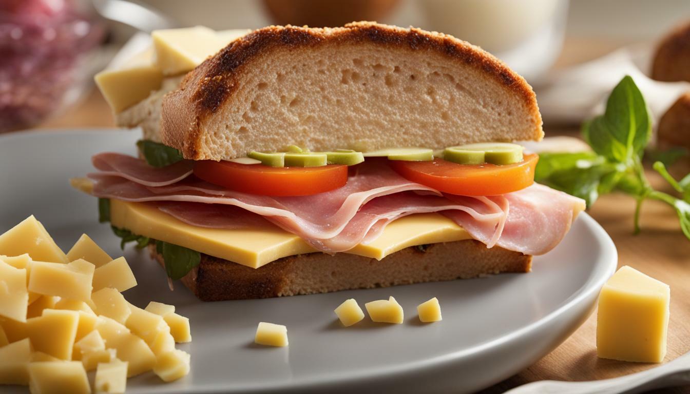 Unveiling Ham and Cheese Sandwich Nutrition Facts for You