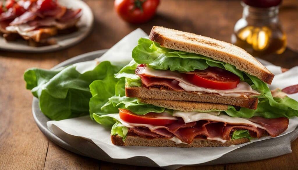 healthy blt sandwich