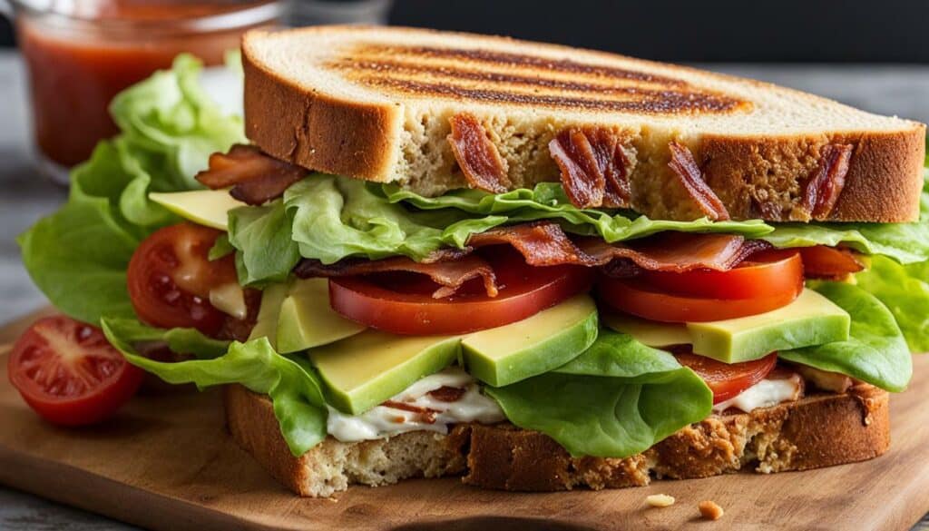 healthy blt sandwich