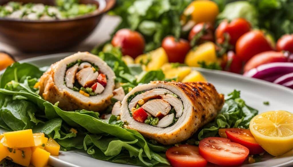 healthy chicken roll calories
