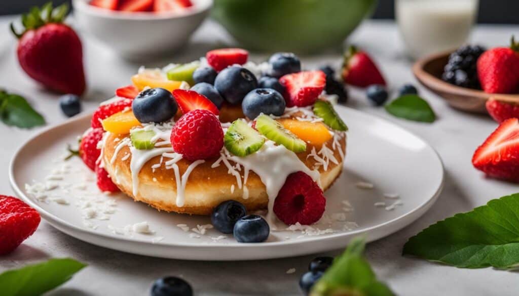 healthy coconut donut