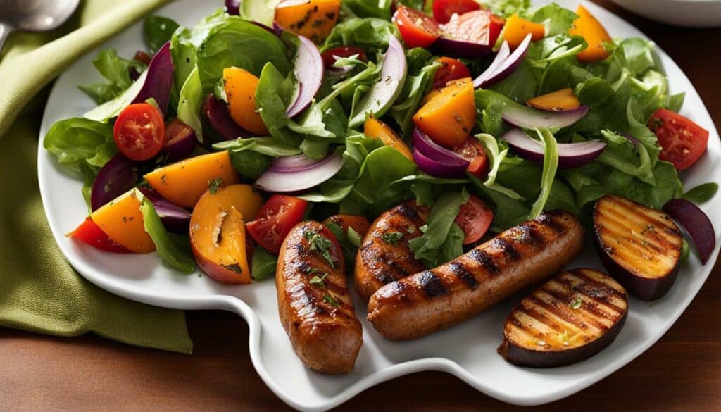 healthy pairings with sausage