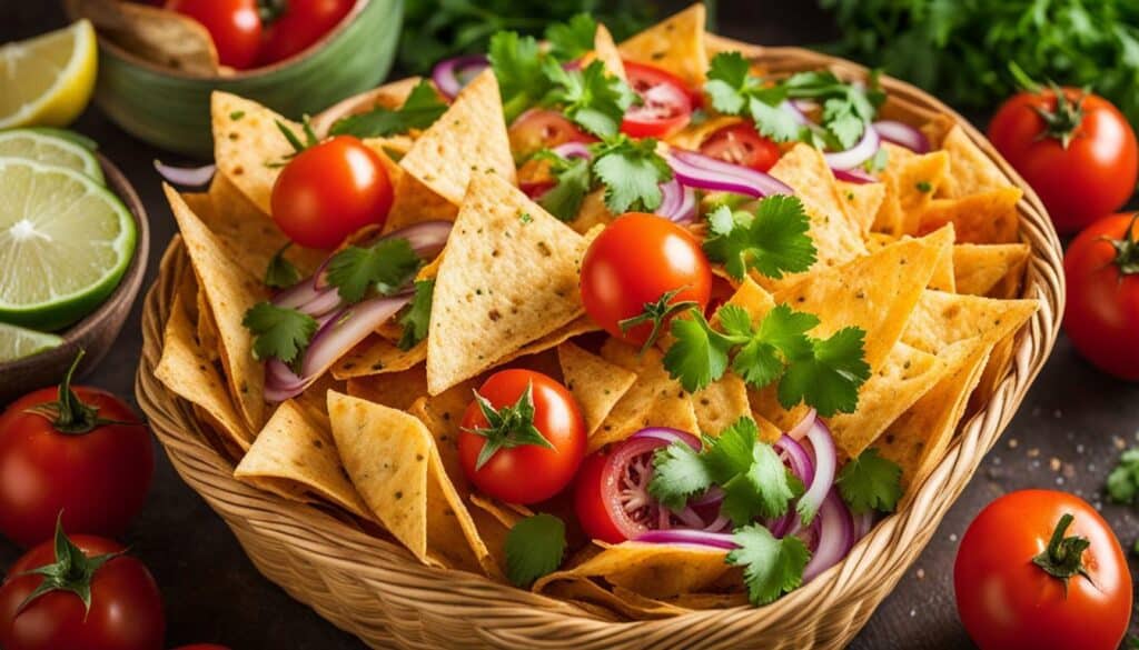 healthy restaurant tortilla chips