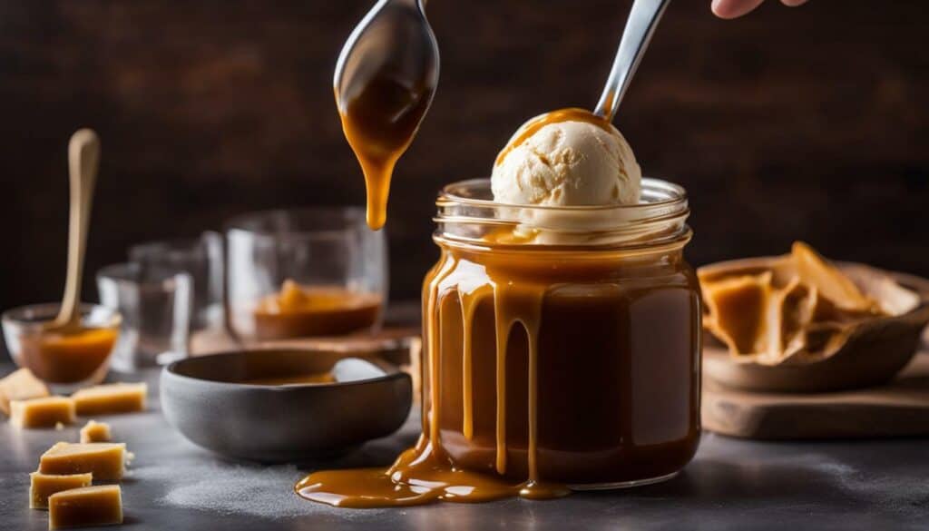 homemade caramel sauce