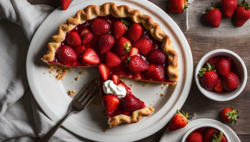 homemade strawberry pie