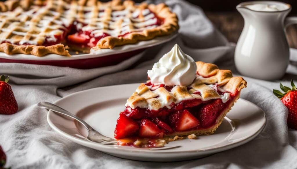 homemade strawberry pie