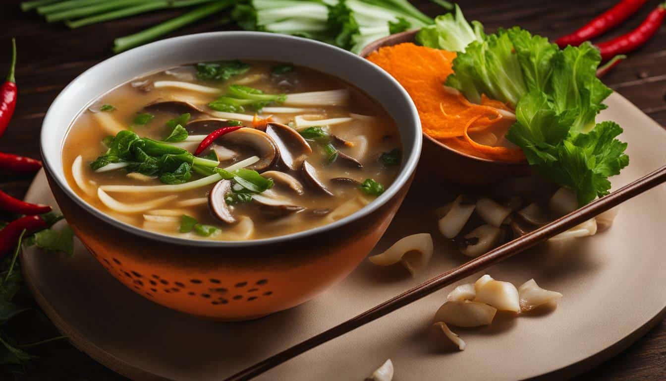 hot and sour soup nutrition information image