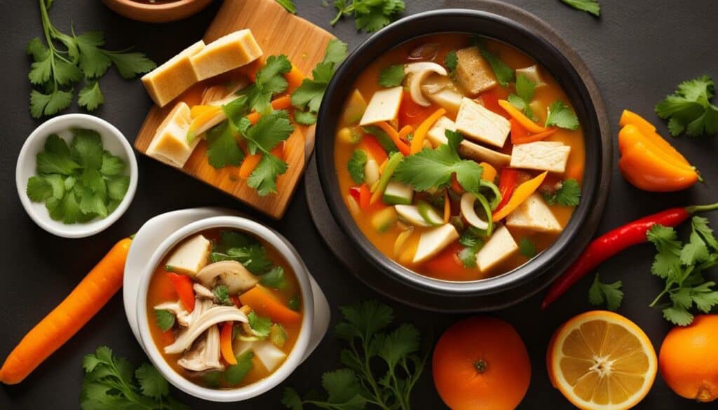 hot and sour soup vitamin content