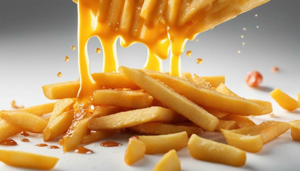 hot fries fat content
