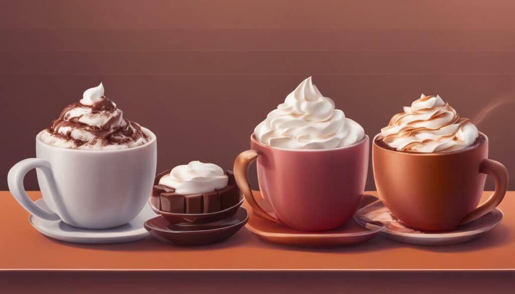 how many calories in a hot chocolate