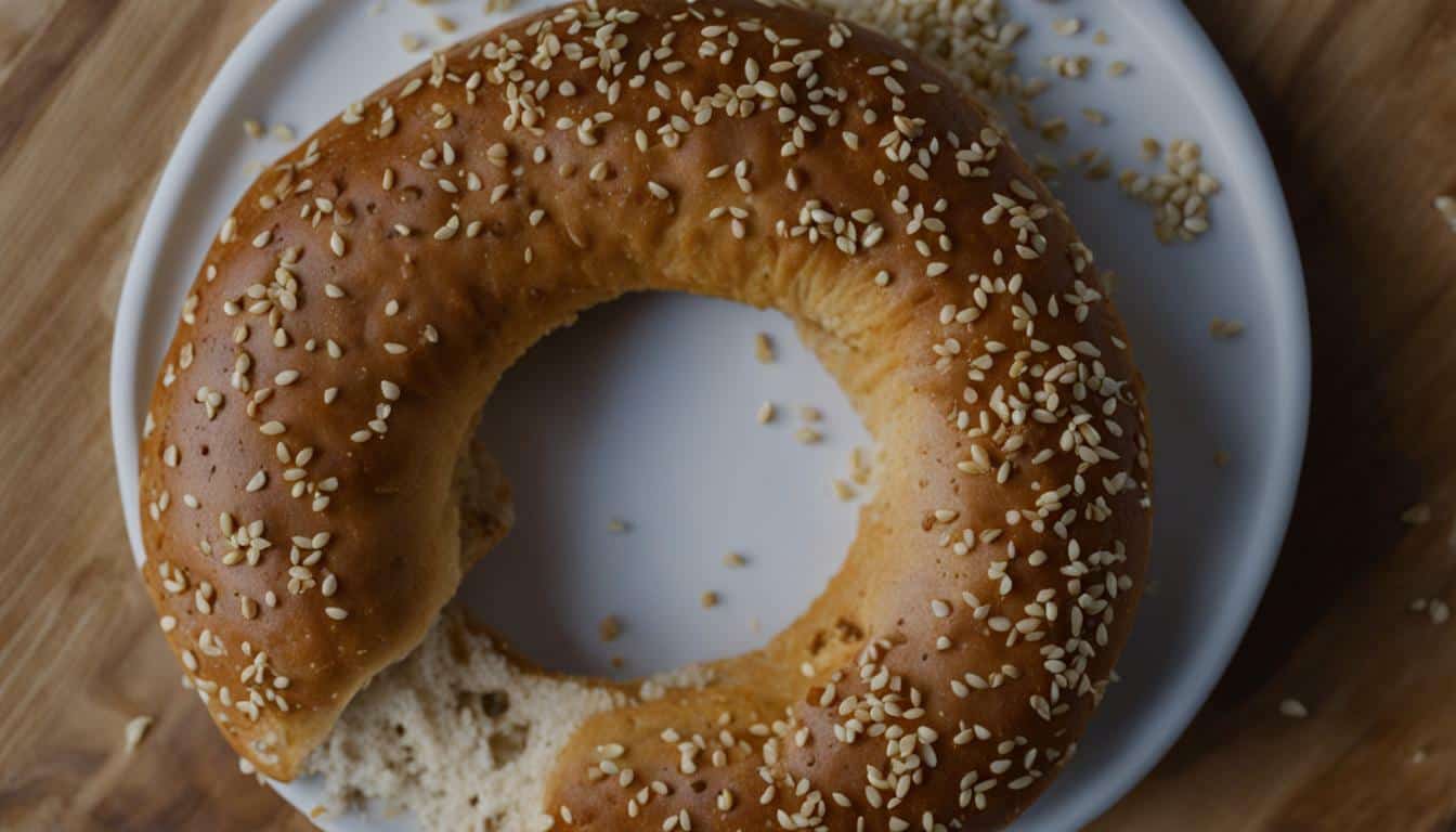 how many calories in a whole wheat bagel