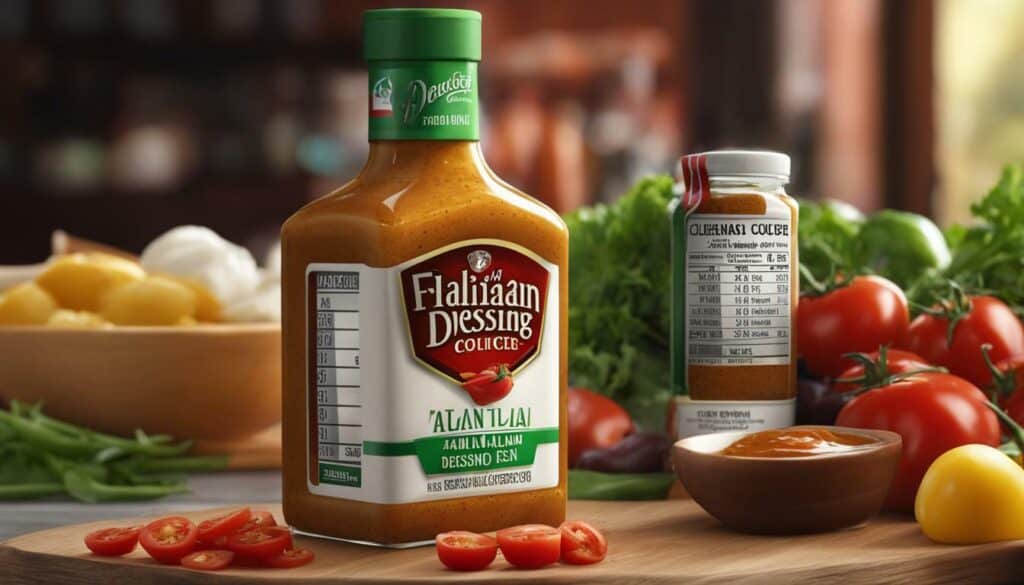italian dressing calories