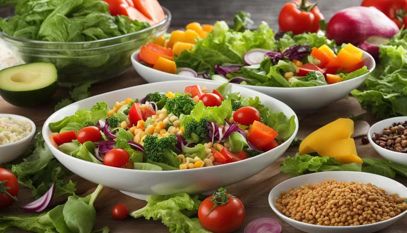 just salad nutritional information