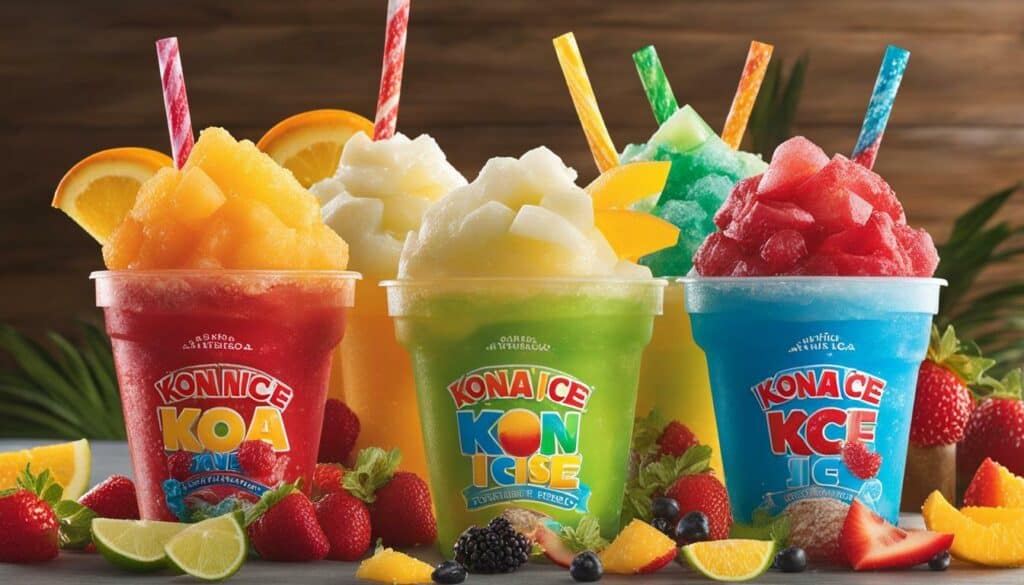 kona ice caloric content