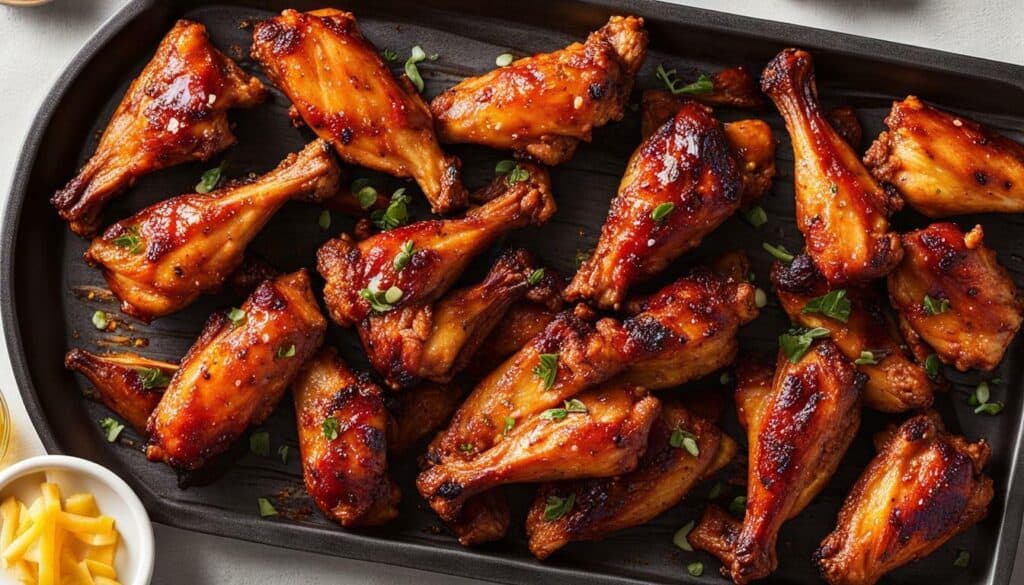 low calorie bbq chicken wings