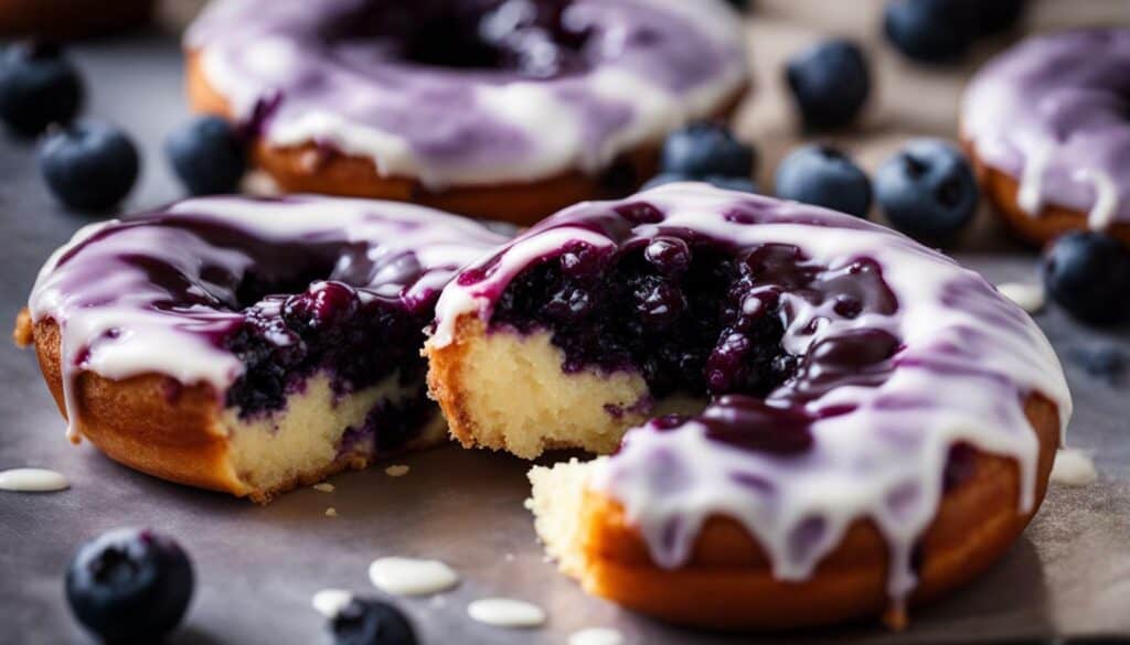 low calorie blueberry donut