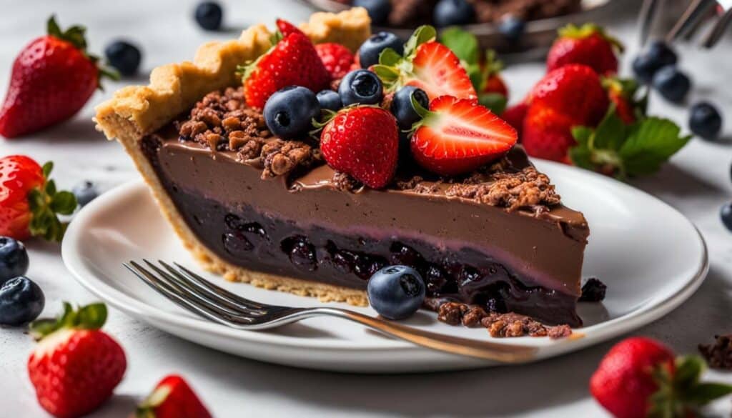 low calorie chocolate pie