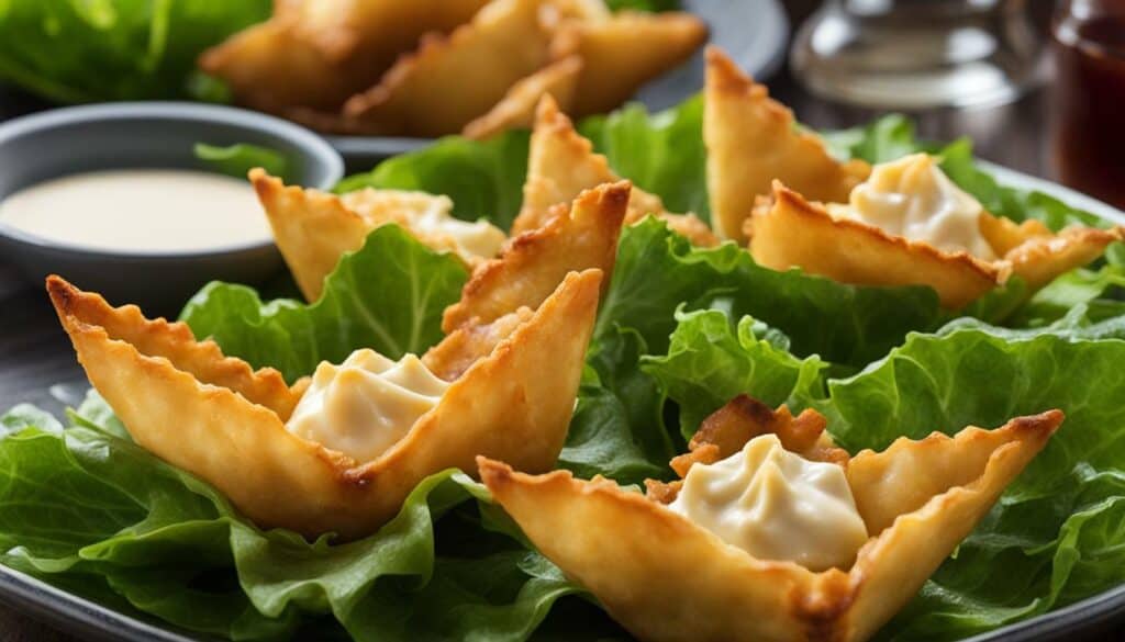 low-calorie crab rangoon