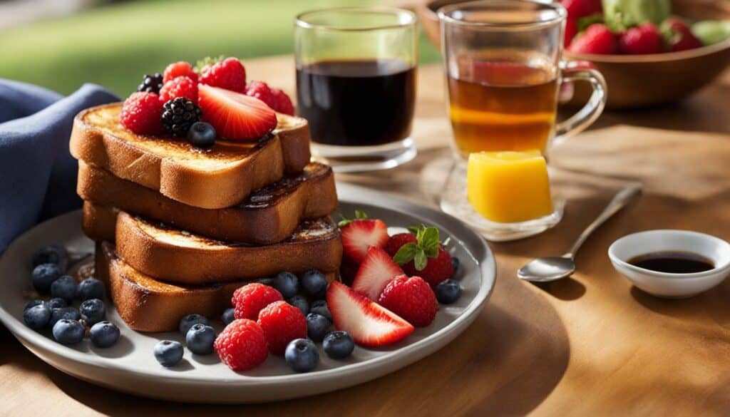 low calorie french toast image