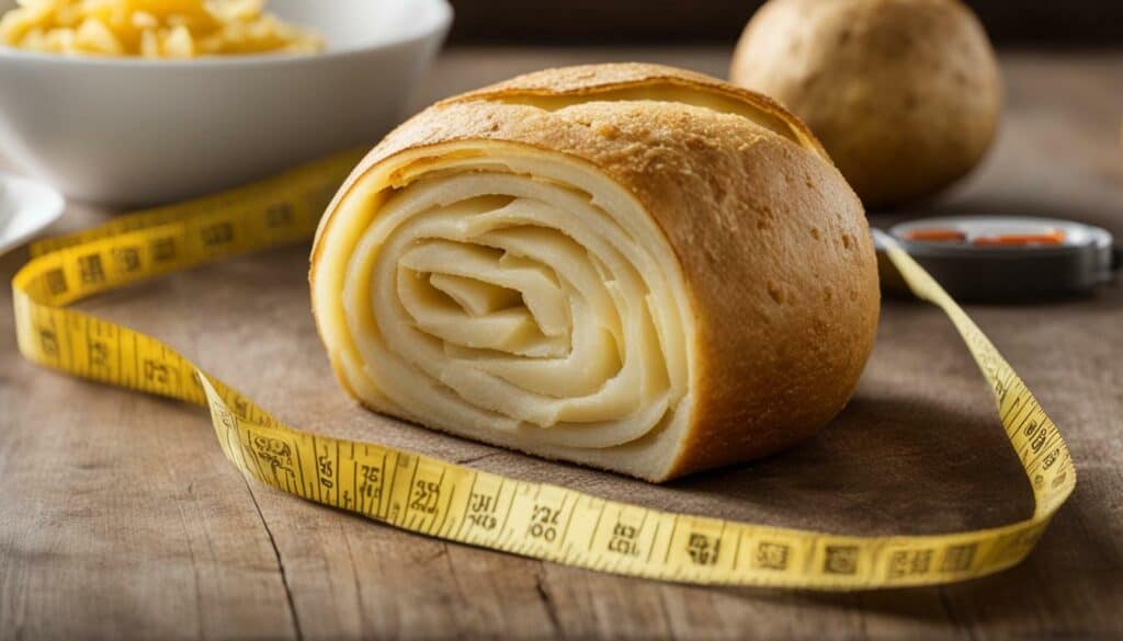 low calorie potato roll