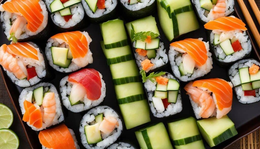 low-calorie sushi