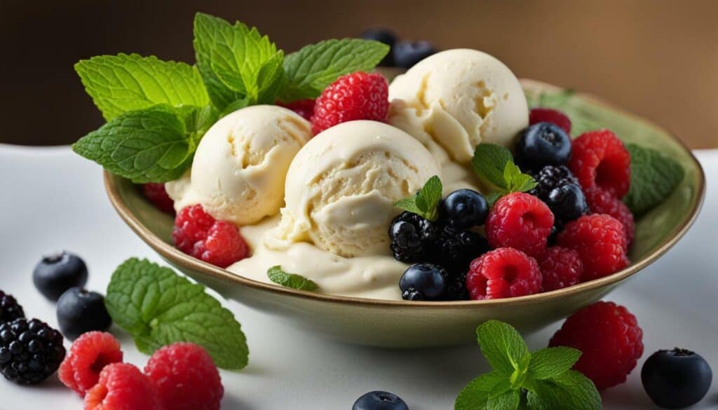 low-calorie vanilla ice cream