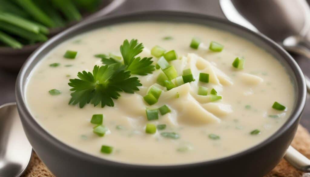 low carb creamy potato soup