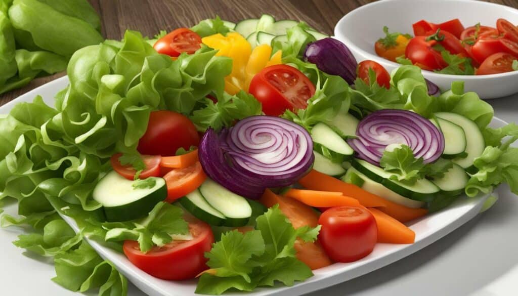 low carb garden salad