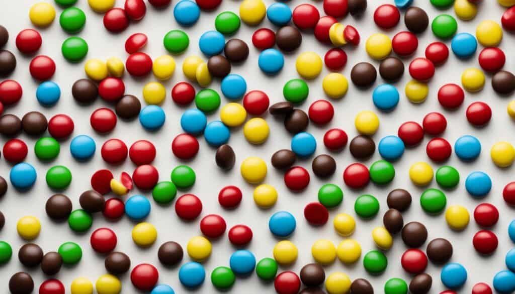 m and m serving size image
