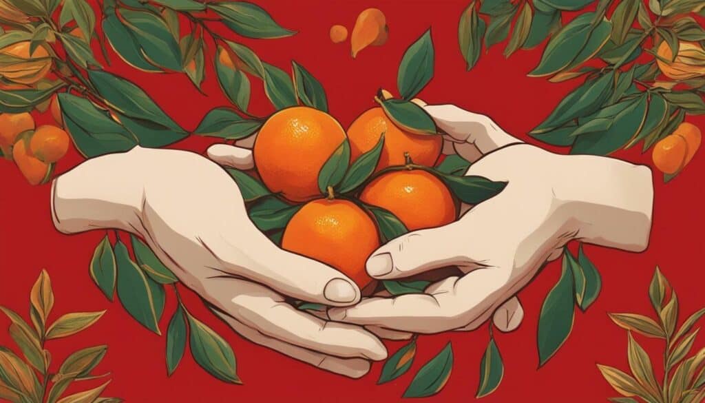 mandarin oranges as gifts