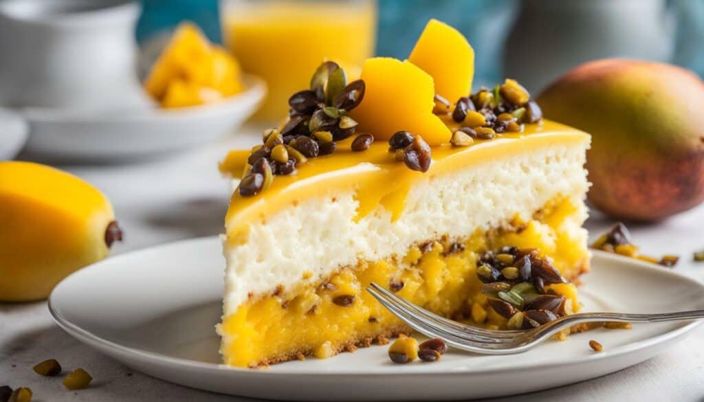 mango passionfruit cake