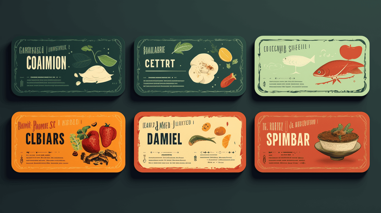 Spice Up Your Meals with a New Menu Label!