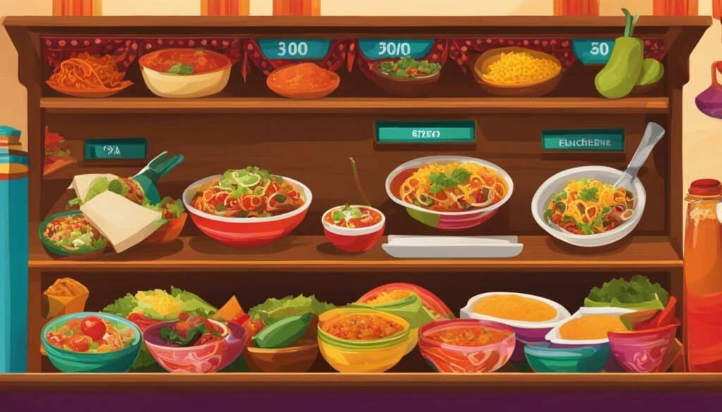 mexican inn calorie counter