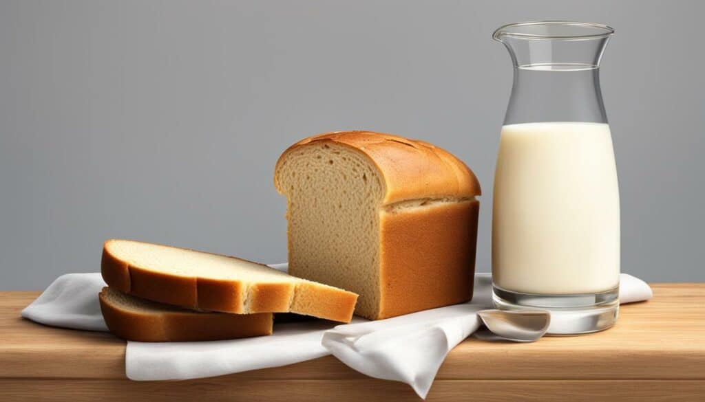 milk bread protein content