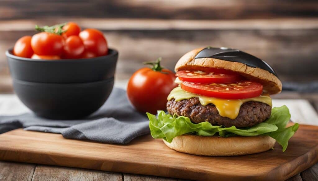 nutrition information for 8 oz hamburger