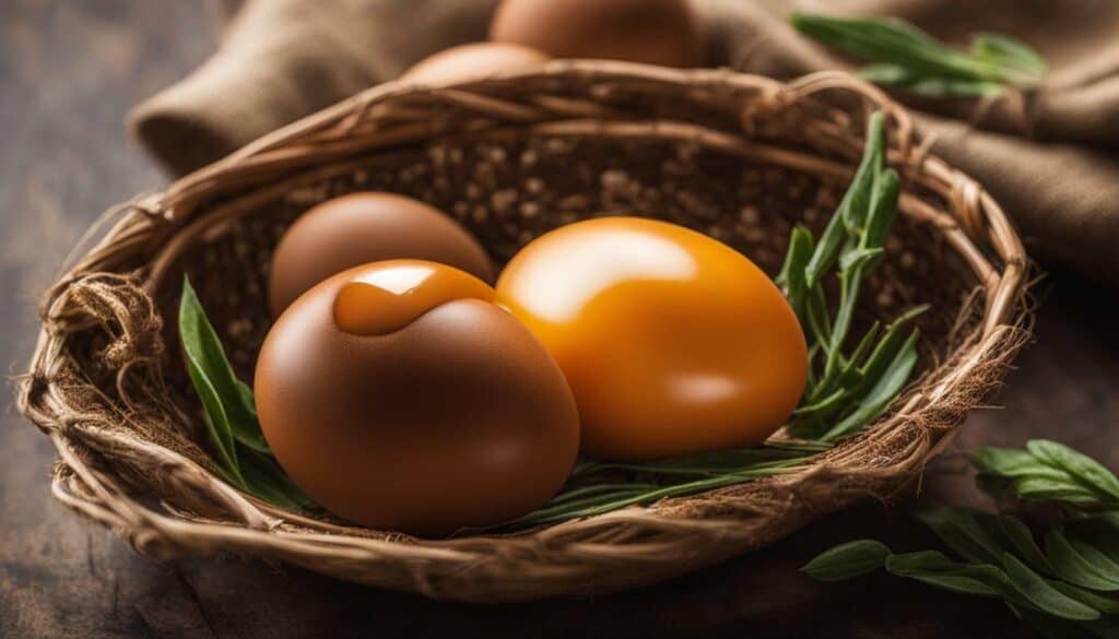 nutritional information of brown egg