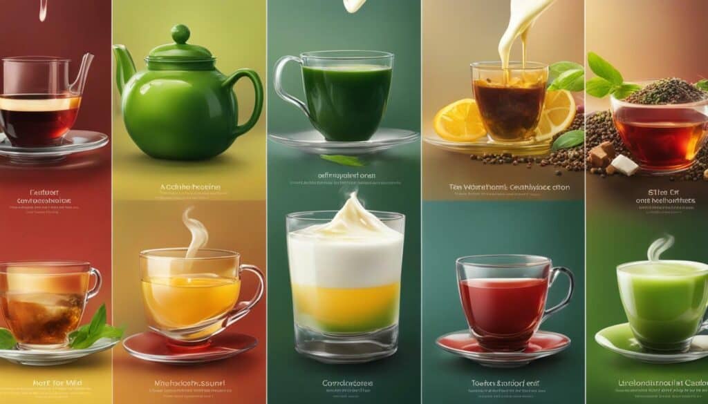 nutritional value of tea with milk and sugar