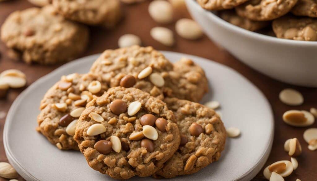 oatmeal and peanut butter cookies image
