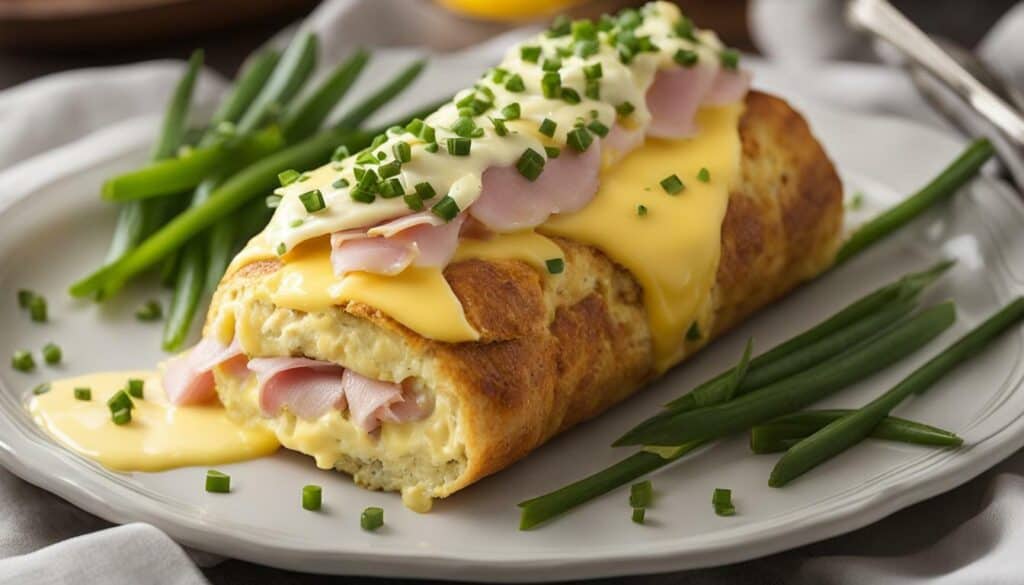 omelette breakfast roll