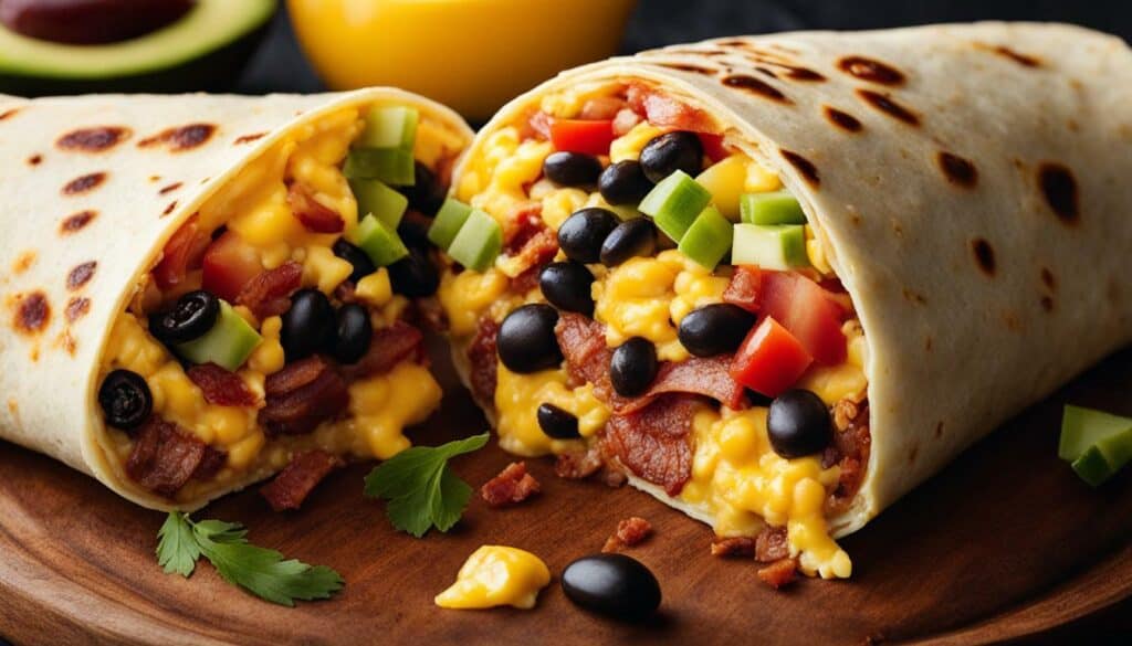 protein breakfast burrito