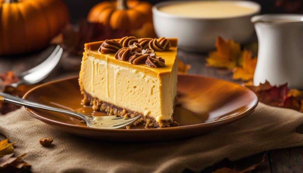 pumpkin pie cheesecake calories