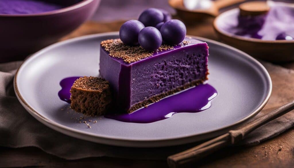 purple yam dessert