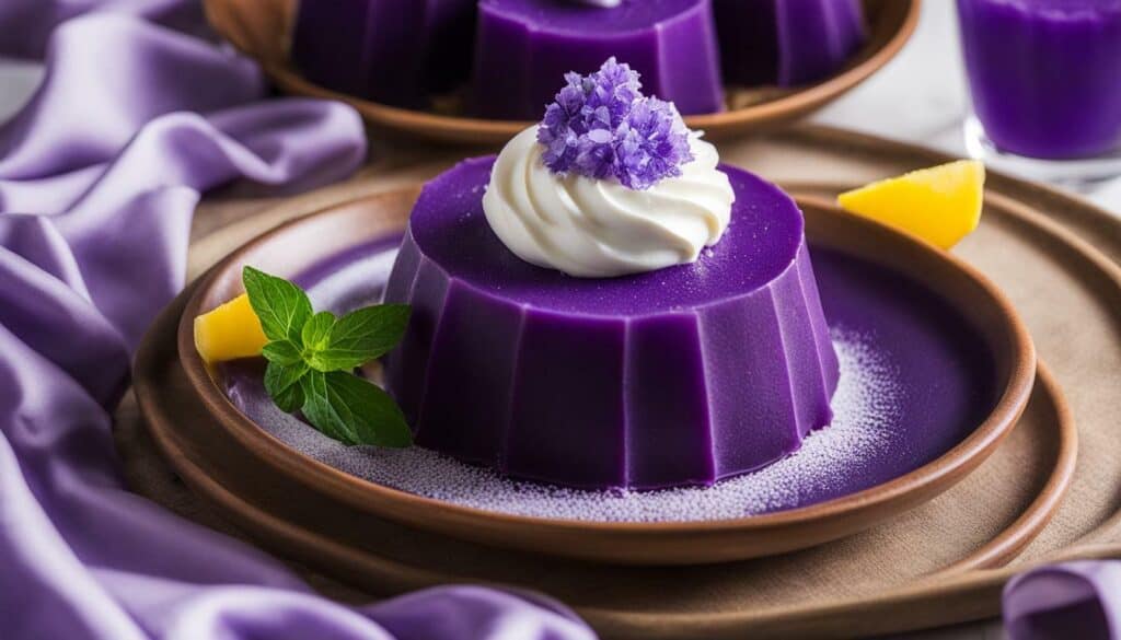 purple yam dessert
