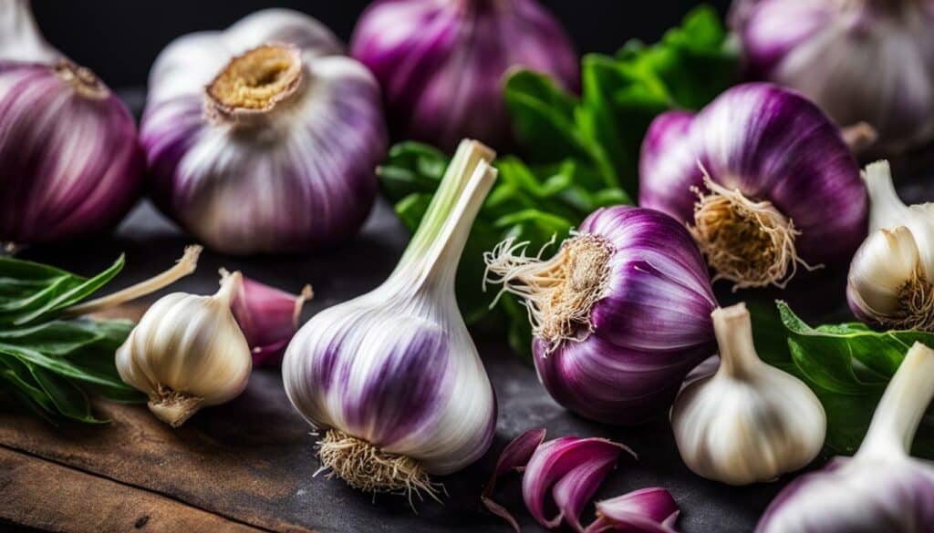 raw garlic calories